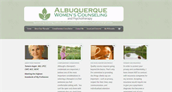 Desktop Screenshot of abqwomenscounseling.com